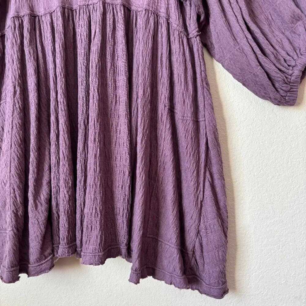 Free People Beach Boho Gauzy Get Obsessed Babydoll Dress - Picture 8 of 13